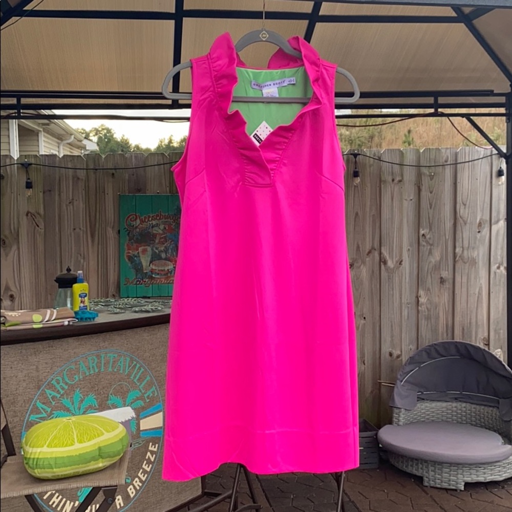 Gretchen Scott pink collared dress